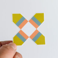 Springtide Quilt Block Sticker - Image 2
