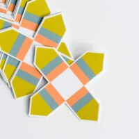 Springtide Quilt Block Sticker