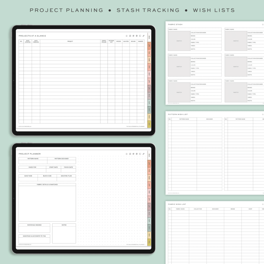 2025 Digital Quiltessential Planner - Image 6